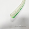 Tubo/tubo de papelão corrugado resistente à chama verde e branco